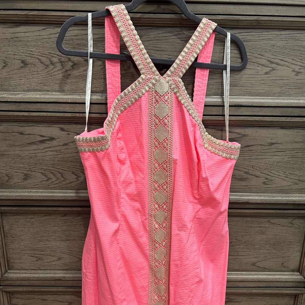 Lilly Pulitzer hot pink dress, style 002792